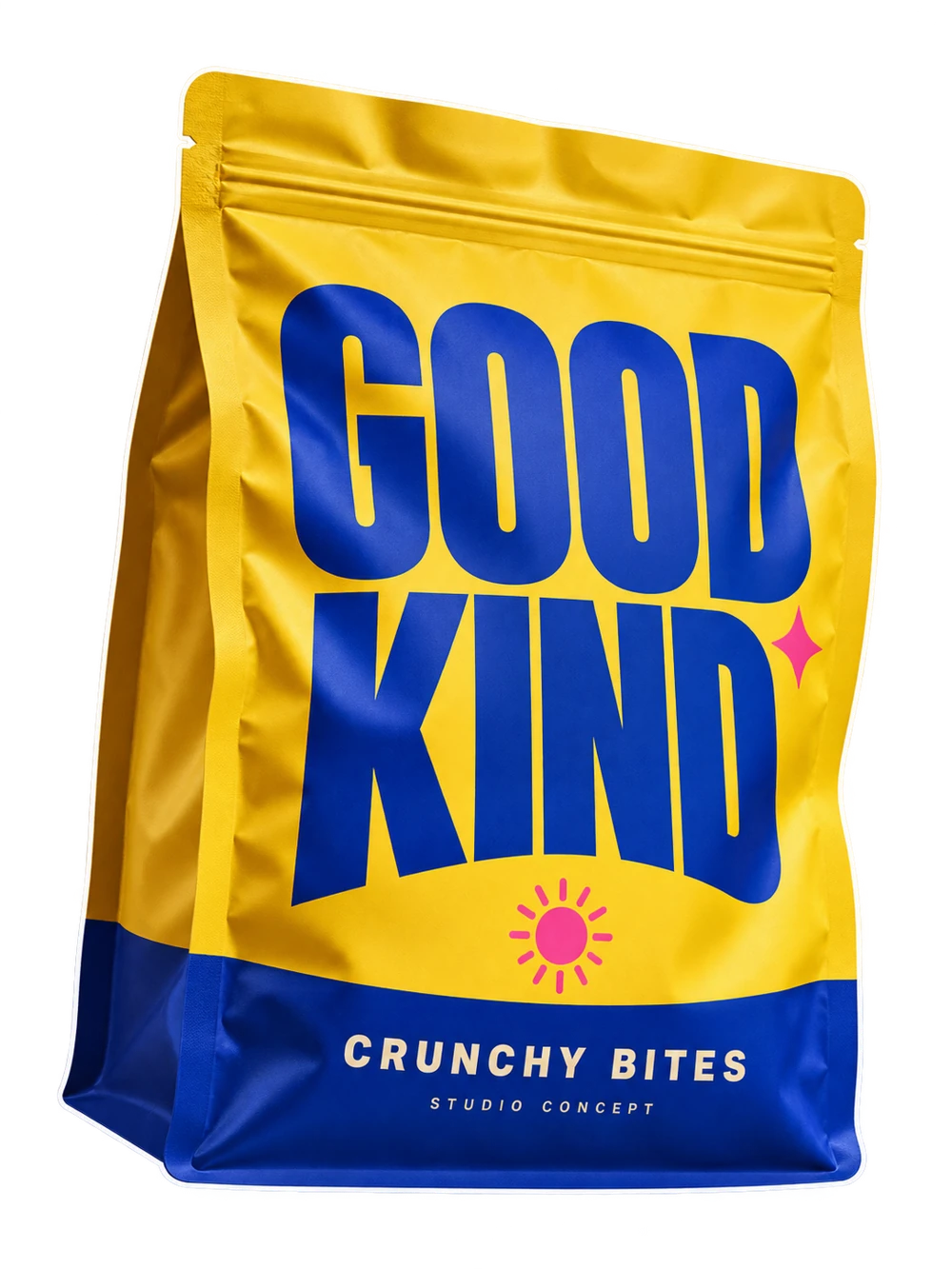 GOOD KIND snack packaging, an original studio concept